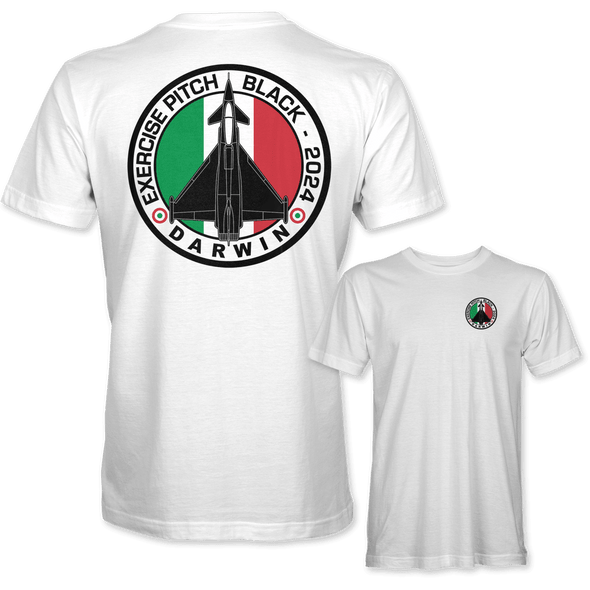 ITALIAN AIR FORCE TYPHOON PITCH BLACK 2024 T-Shirt
