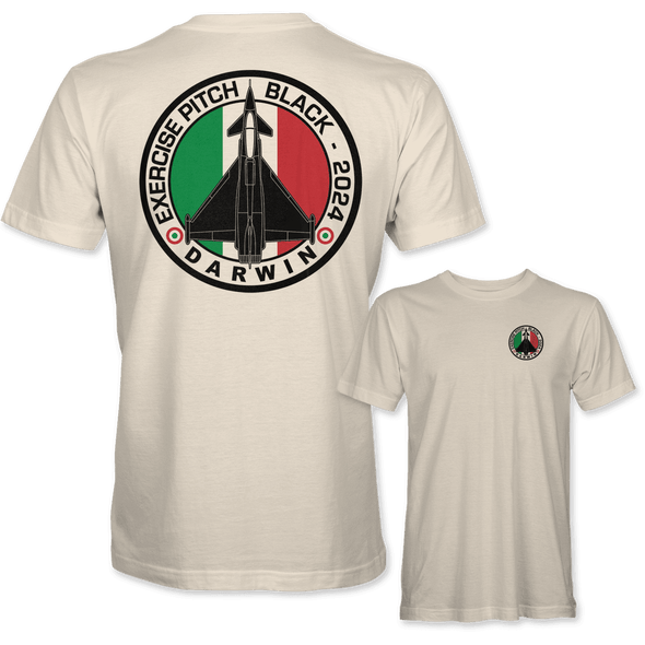 ITALIAN AIR FORCE TYPHOON PITCH BLACK 2024 T-Shirt