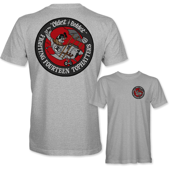 FIGHTING FOURTEEN 'TOPHATTERS' T-shirt - Mach 5