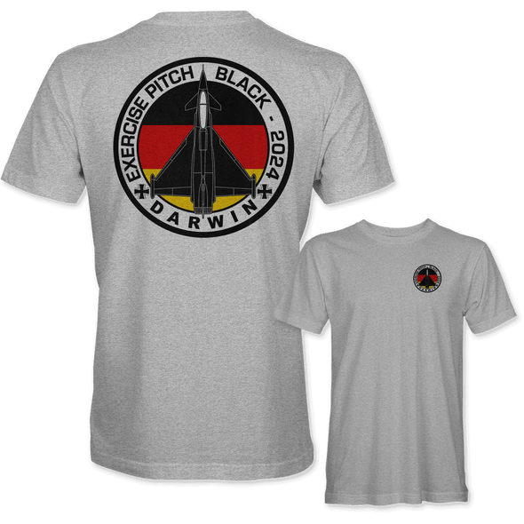 GERMAN AIR FORCE TYPHOON PITCH BLACK 2024 T-Shirt