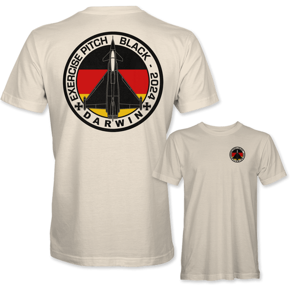 GERMAN AIR FORCE TYPHOON PITCH BLACK 2024 T-Shirt