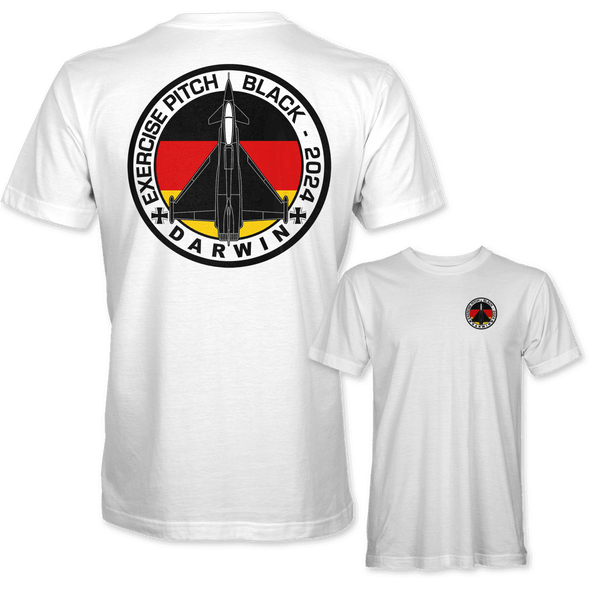 GERMAN AIR FORCE TYPHOON PITCH BLACK 2024 T-Shirt