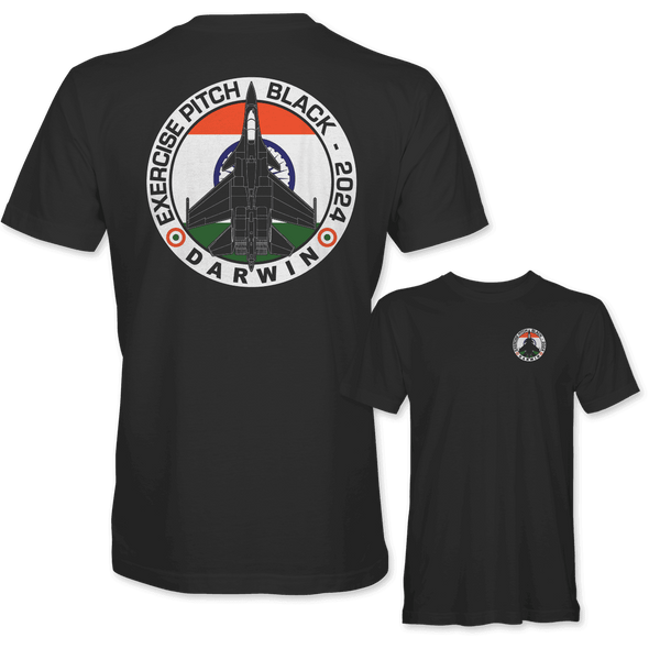 INDIAN AIR FORCE SU-30 FLANKER PITCH BLACK 2024 T-Shirt