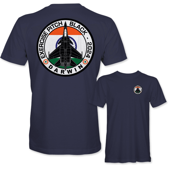 INDIAN AIR FORCE SU-30 FLANKER PITCH BLACK 2024 T-Shirt