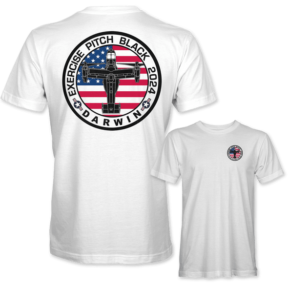USMC MV-22 OSPREY PITCH BLACK 2024 T-Shirt