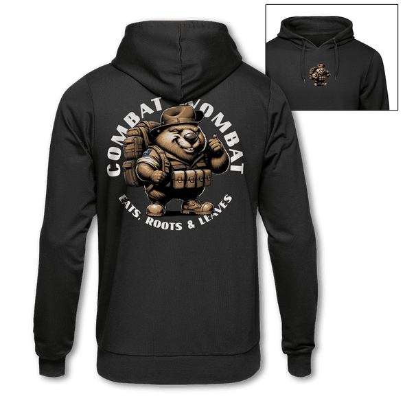 COMBAT WOMBAT 'EATS, ROOTS & LEAVES' Hoodie
