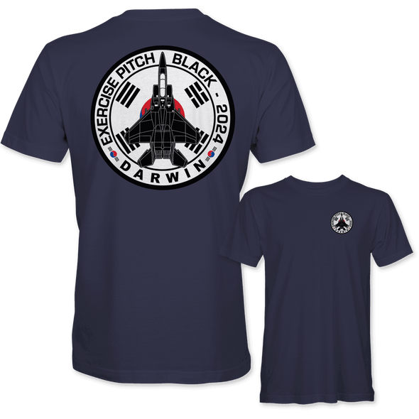 REPUBLIC OF KOREA AIR FORCE F-15 EAGLE PITCH BLACK 2024 T-Shirt