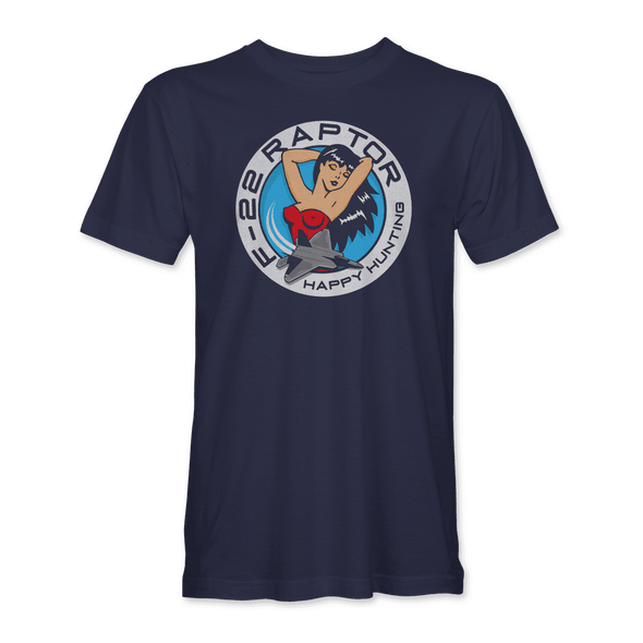 F-22 'HAPPY HUNTING' T-Shirt - Mach 5