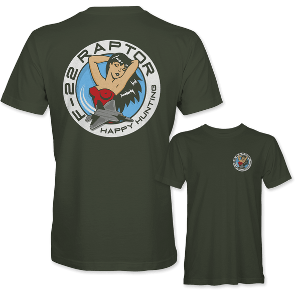 F-22 'HAPPY HUNTING' T-Shirt - Mach 5