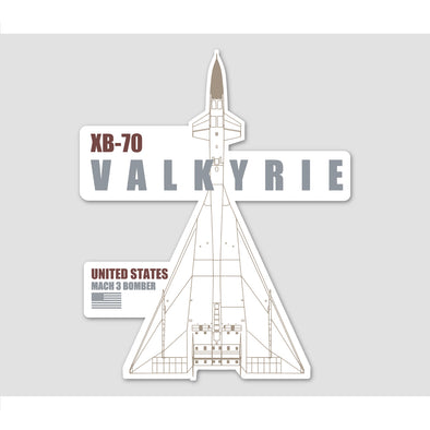 XB-70 VALKYRIE Sticker