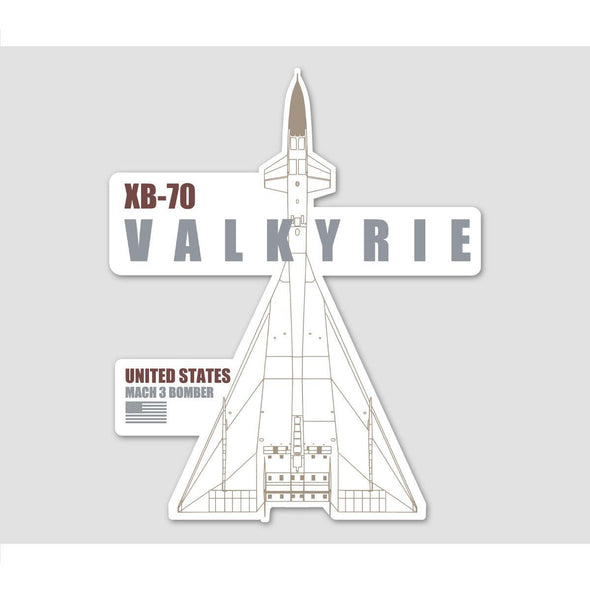 XB-70 VALKYRIE Sticker - Mach 5
