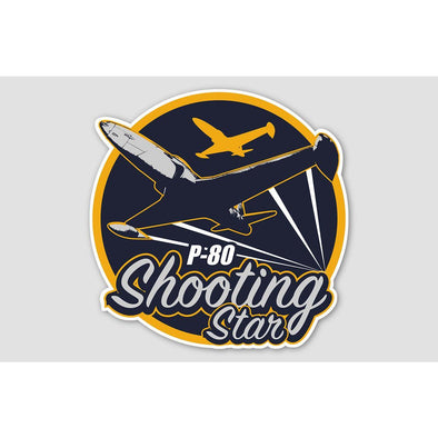 P-80 SHOOTING STAR Sticker - Mach 5