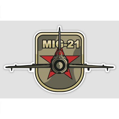 MIG-21 Sticker - Mach 5