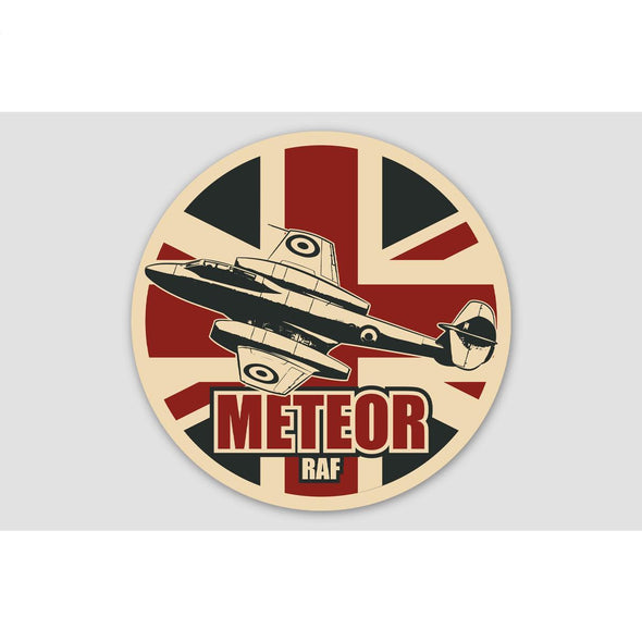 RAF GLOSTER METEOR Sticker - Mach 5