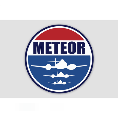 GLOSTER METEOR Sticker