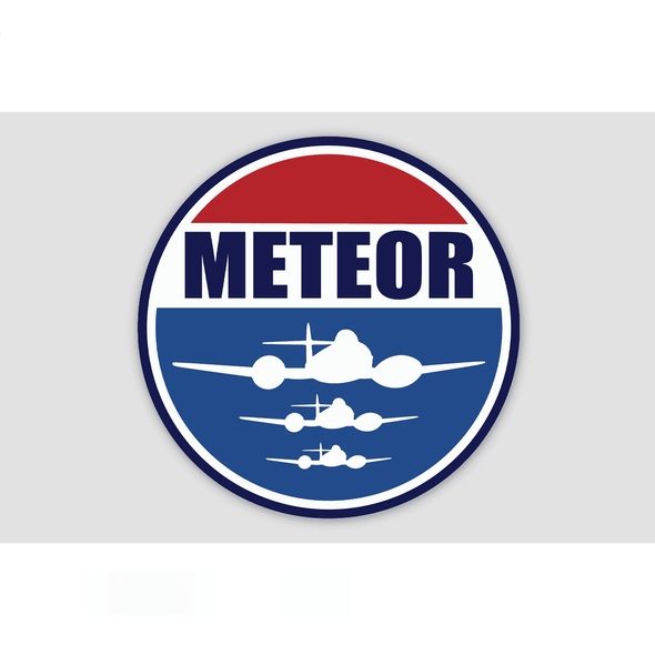 GLOSTER METEOR Sticker