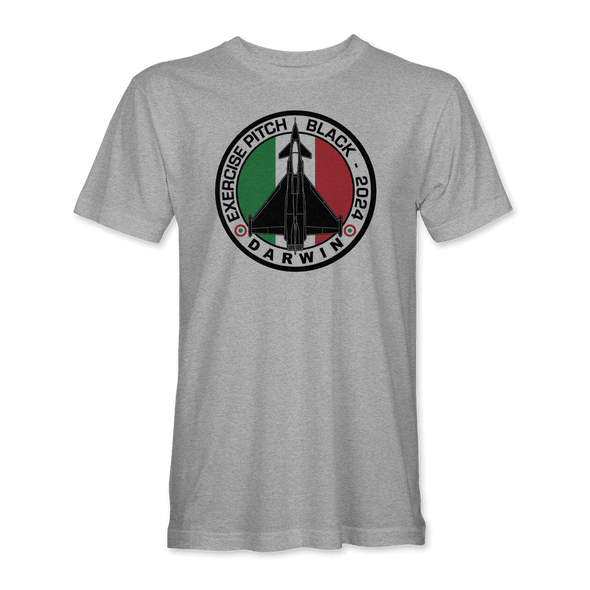 ITALIAN AIR FORCE TYPHOON PITCH BLACK 2024 T-Shirt