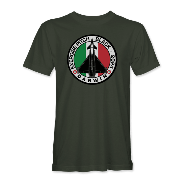 ITALIAN AIR FORCE TYPHOON PITCH BLACK 2024 T-Shirt