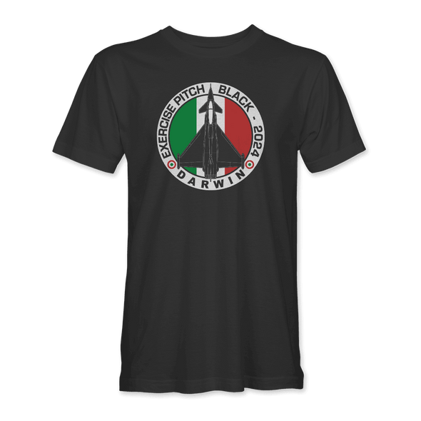 ITALIAN AIR FORCE TYPHOON PITCH BLACK 2024 T-Shirt