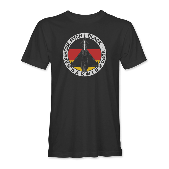 GERMAN AIR FORCE TYPHOON PITCH BLACK 2024 T-Shirt