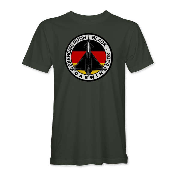 GERMAN AIR FORCE TYPHOON PITCH BLACK 2024 T-Shirt