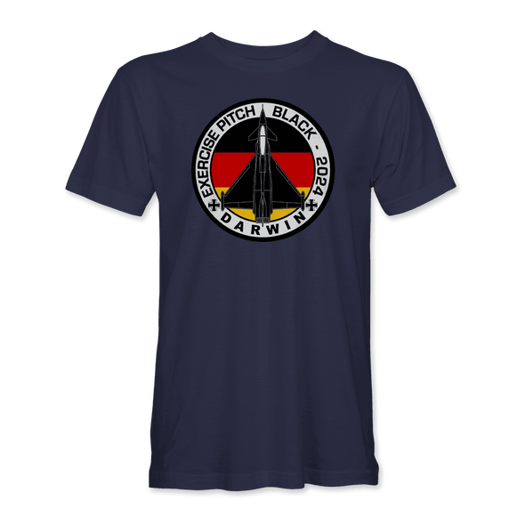 GERMAN AIR FORCE TYPHOON PITCH BLACK 2024 T-Shirt