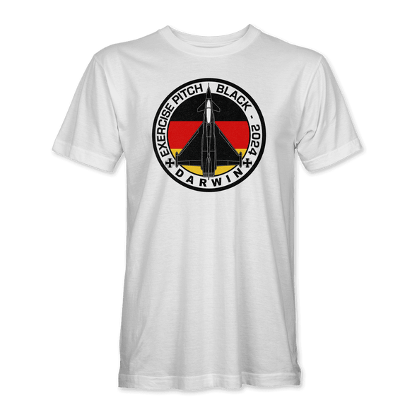 GERMAN AIR FORCE TYPHOON PITCH BLACK 2024 T-Shirt