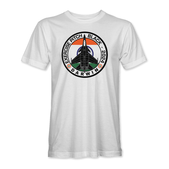 INDIAN AIR FORCE SU-30 FLANKER PITCH BLACK 2024 T-Shirt