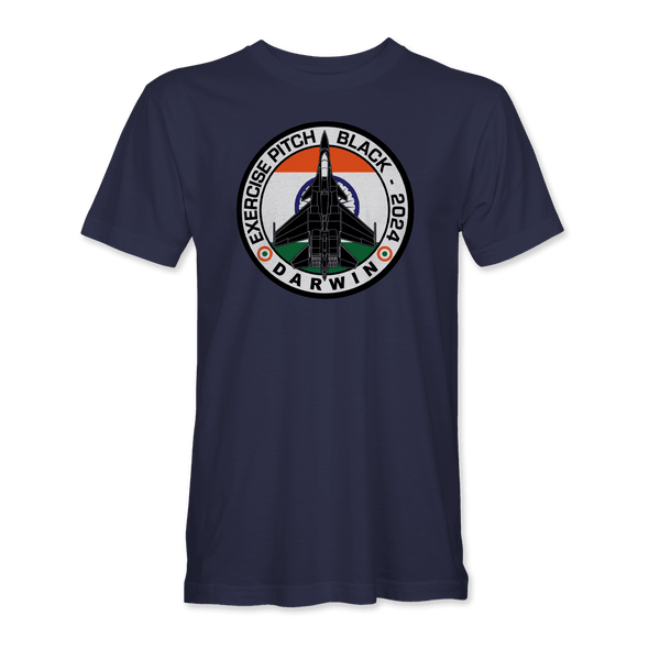INDIAN AIR FORCE SU-30 FLANKER PITCH BLACK 2024 T-Shirt