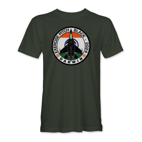 INDIAN AIR FORCE SU-30 FLANKER PITCH BLACK 2024 T-Shirt