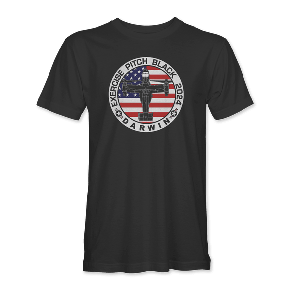 USMC MV-22 OSPREY PITCH BLACK 2024 T-Shirt