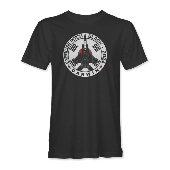 REPUBLIC OF KOREA AIR FORCE F-15 EAGLE PITCH BLACK 2024 T-Shirt