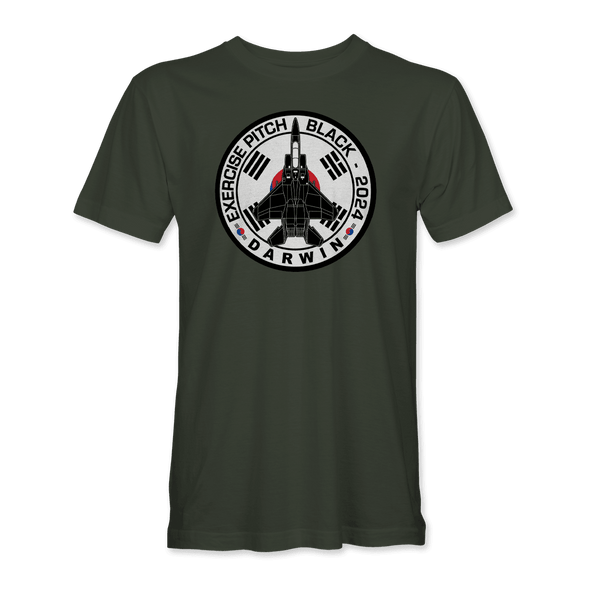 REPUBLIC OF KOREA AIR FORCE F-15 EAGLE PITCH BLACK 2024 T-Shirt