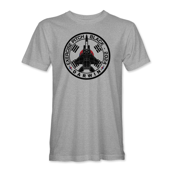 REPUBLIC OF KOREA AIR FORCE F-15 EAGLE PITCH BLACK 2024 T-Shirt