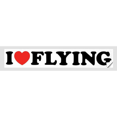 I LOVE FLYING Sticker - Mach 5