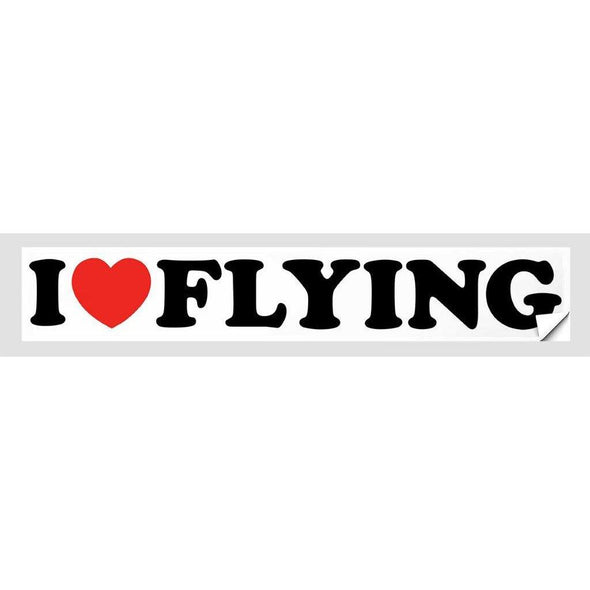I LOVE FLYING Sticker - Mach 5