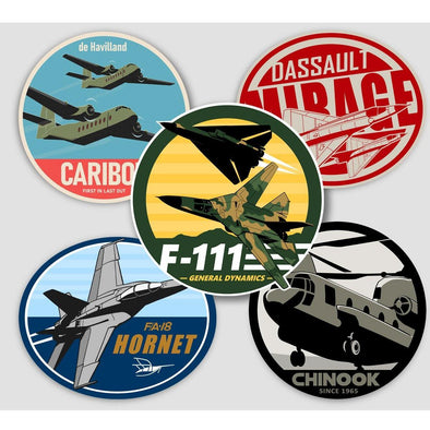 AUSSIE CLASSIC WARBIRDS Sticker Pack - Mach 5