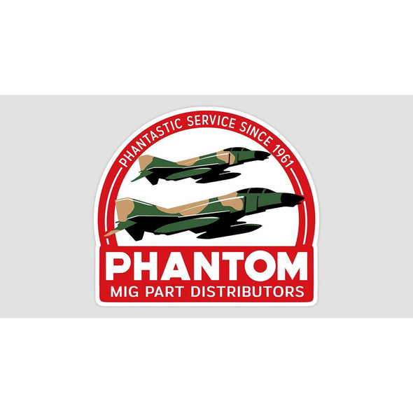 F-4 PHANTOM 'MIG PART DISTRIBUTORS' Sticker - Mach 5