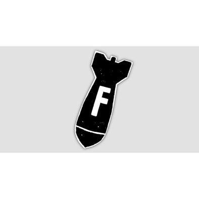 F BOMB Sticker - Mach 5