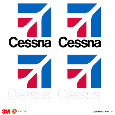 REPLACEMENT CESSNA LOGO Decal (PAIR) - Mach 5