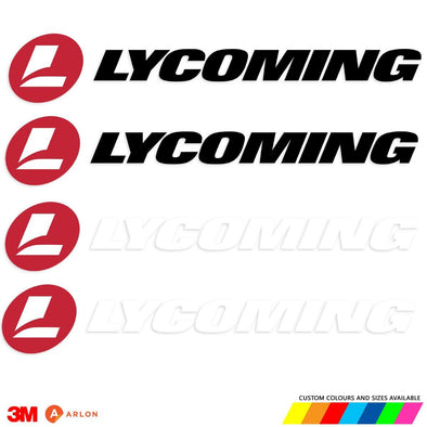 LYCOMING COWLING Decal (PAIR) - Mach 5