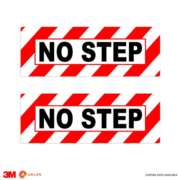 NO STEP Decal (PAIR) - Mach 5