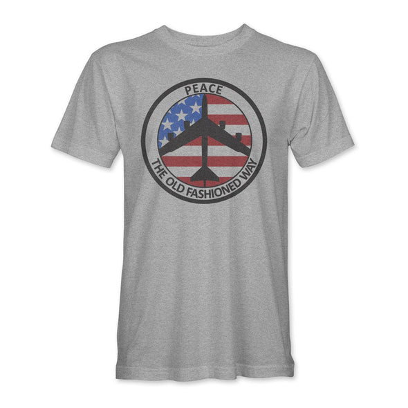 B-52 STRATOFORTRESS 'PEACE THE OLD FASHIONED WAY' T-Shirt - Mach 5