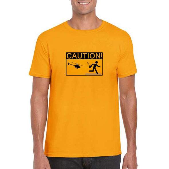 CAUTION! HELICOPTER PILOT T-Shirt - Mach 5