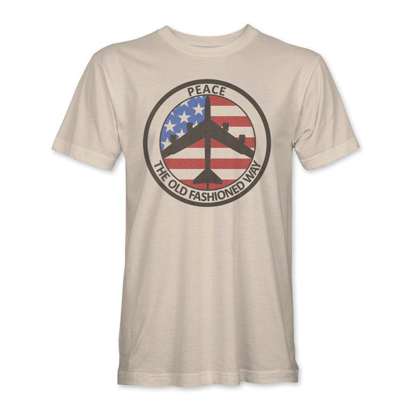 B-52 STRATOFORTRESS 'PEACE THE OLD FASHIONED WAY' T-Shirt - Mach 5