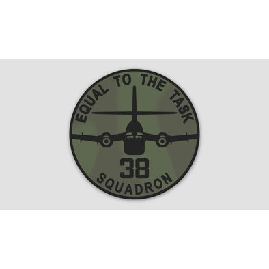 CARIBOU 38SQN 'EQUAL TO THE TASK' Sticker - Mach 5