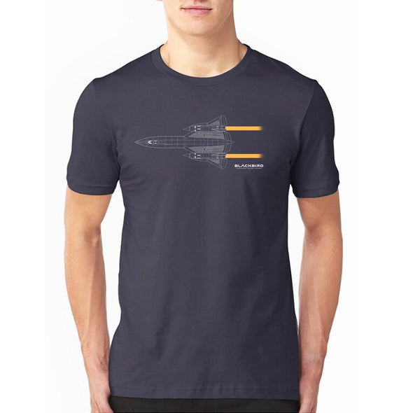 LOCKHEED SR-71 BLACKBIRD T-Shirt - Mach 5