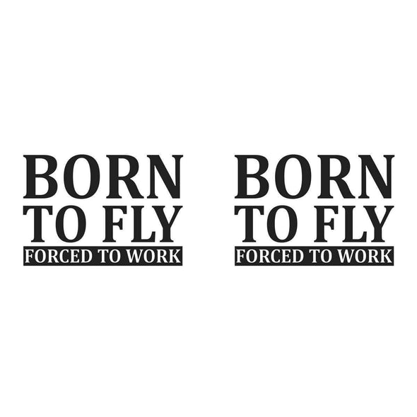 Born To Fly Forced To Work Mug - Mach 5