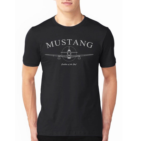 P-51 MUSTANG 'CADILLAC OF THE SKY' T-Shirt - Mach 5