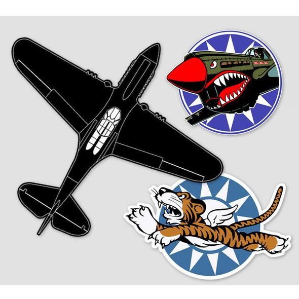 P-40 WARHAWK Sticker Pack - Mach 5